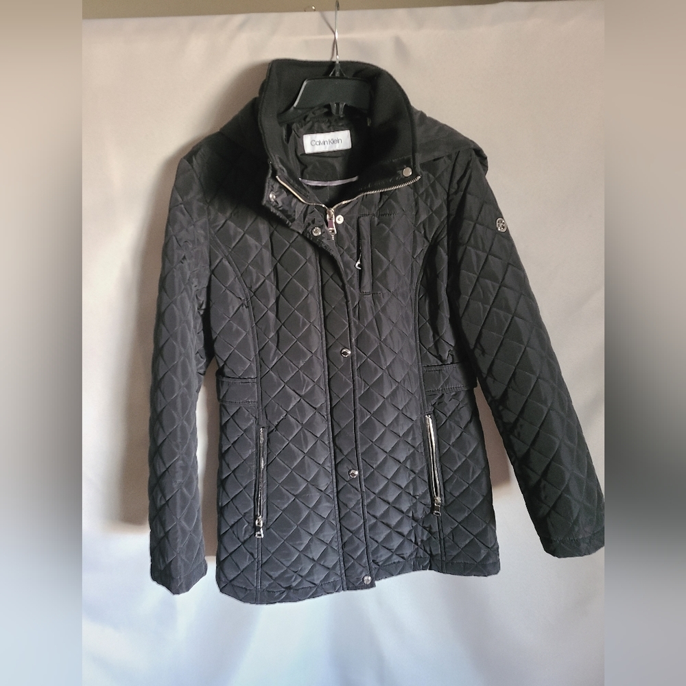 Black Quilted Woman's Jacket
